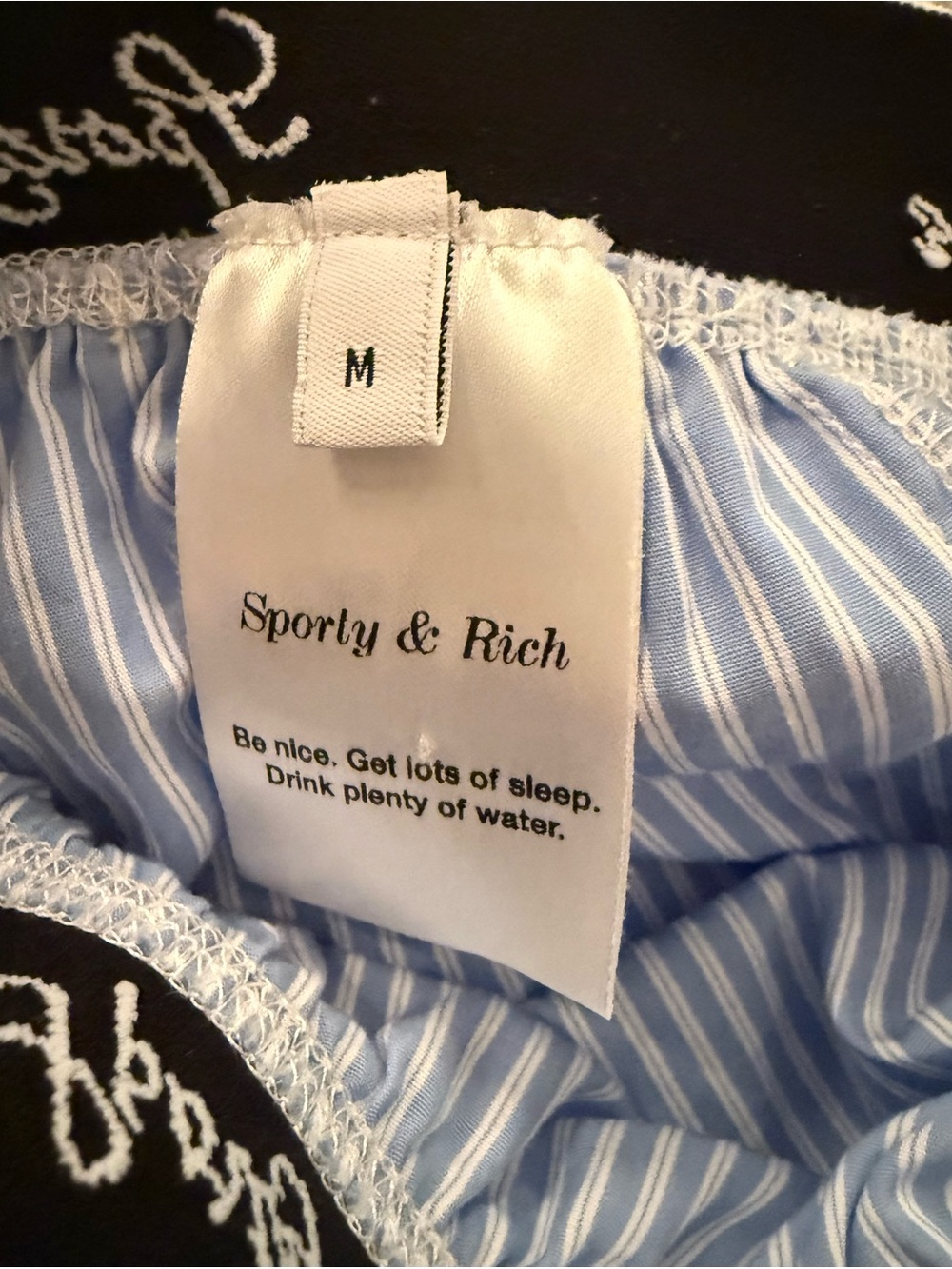 Sporty & Rich Hotel du Cap Brooklyn Pajama Pant Size M 🦋🦋🦋 - Picture 6 of 7